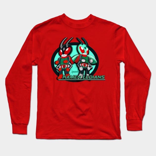 Kamen Ledians #1 and #2 Long Sleeve T-Shirt by DynamiteSunshine